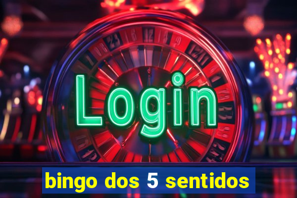 bingo dos 5 sentidos